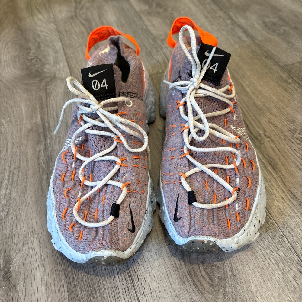 Nike purple,Orange and Gray Knit Sneakers